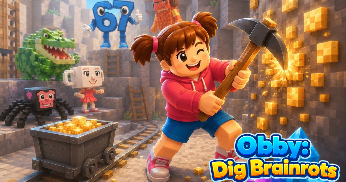 Obby: Dig Brainrots Cover