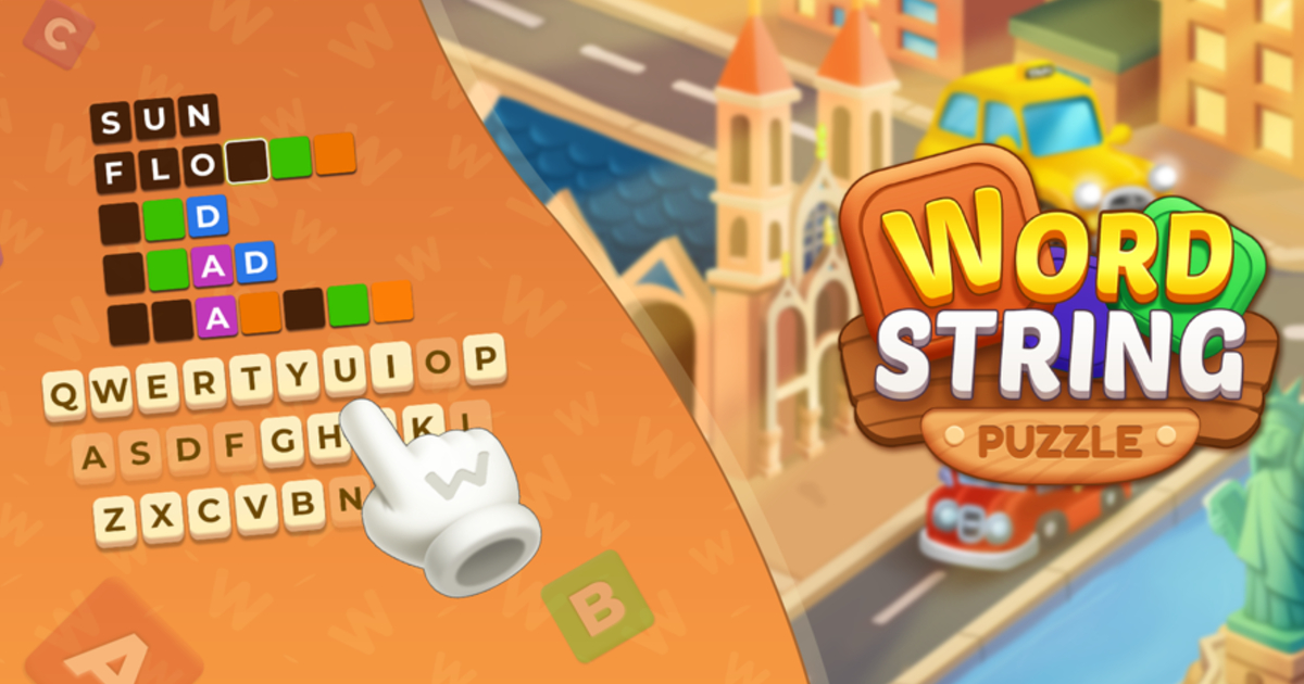 Word String Puzzle Cover