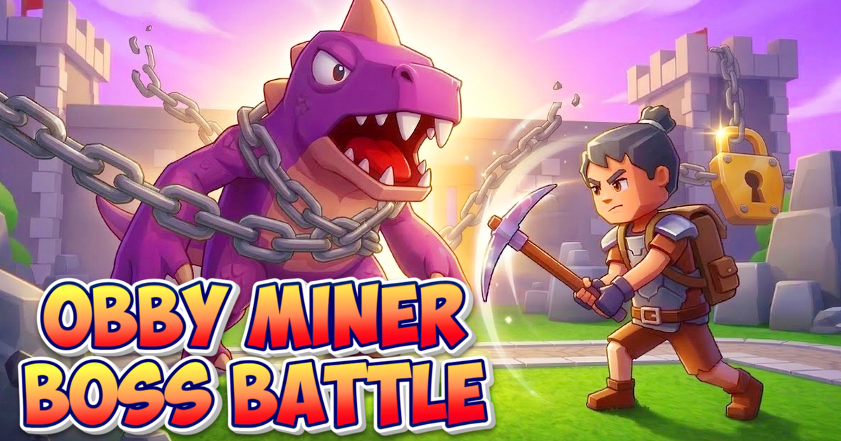 Obby Miner: Boss Battle Cover