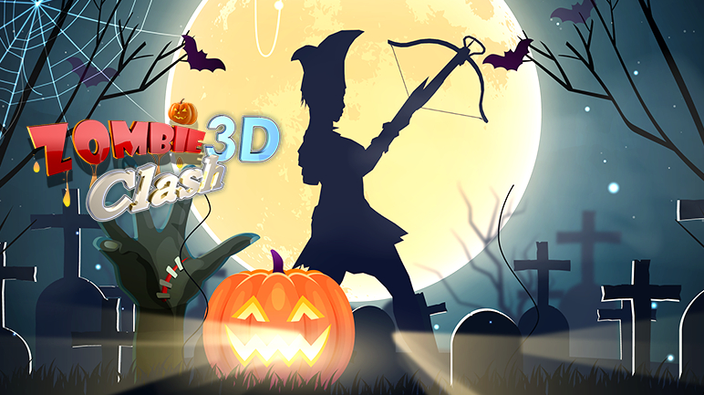 Zombie Clash 3D: Halloween Cover