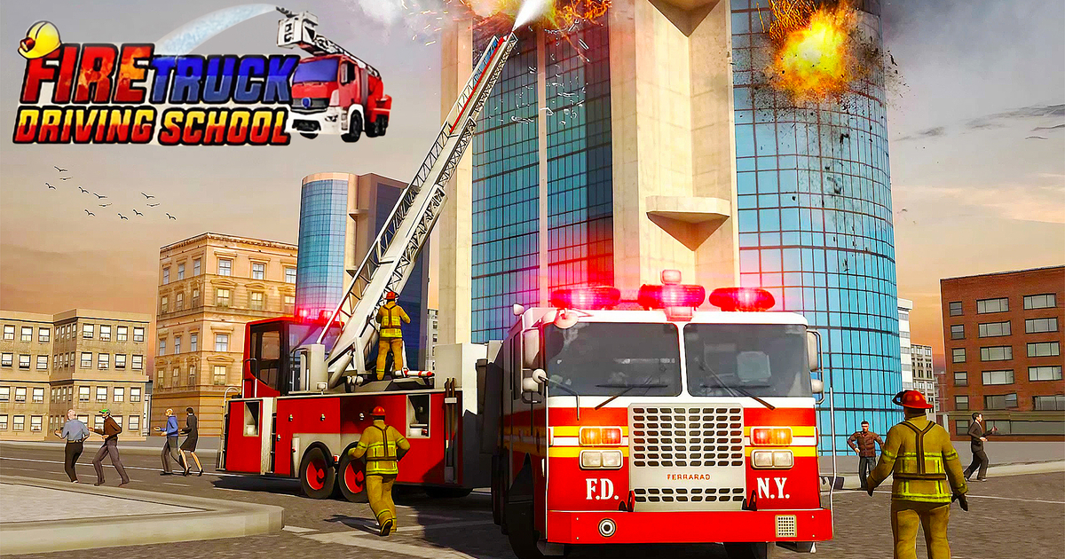 Fire Truck Driving School Cover
